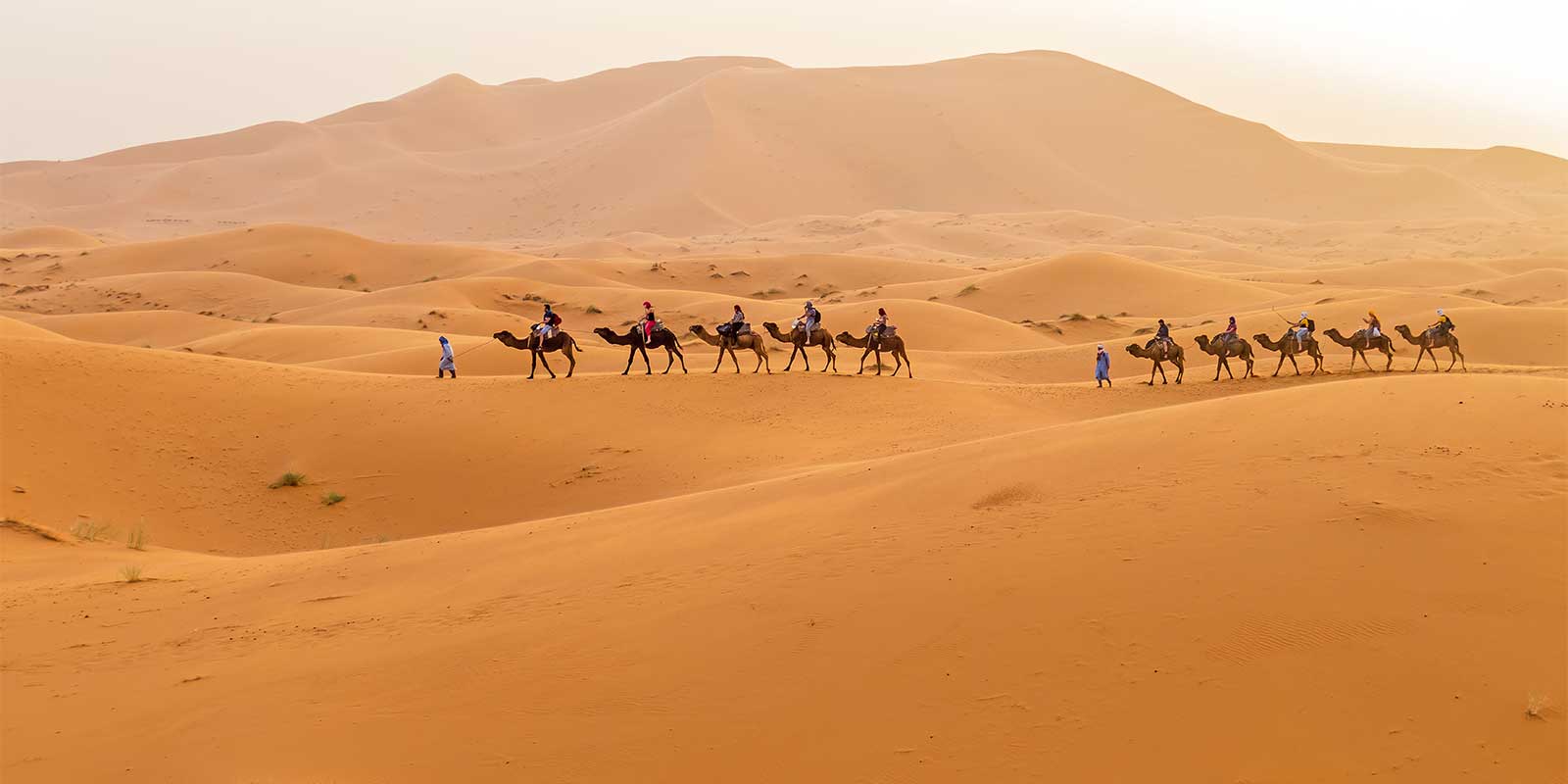 Erg Chebbi sand dunes in Merzouga, Morocco
