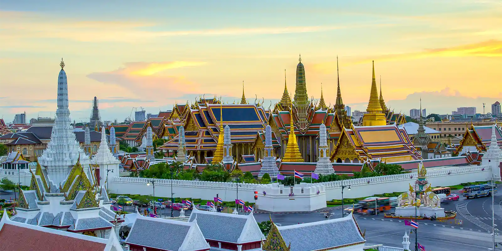 The Grand Palace & Wat Phra Kaeo Temple in Bangkok, Thailand
