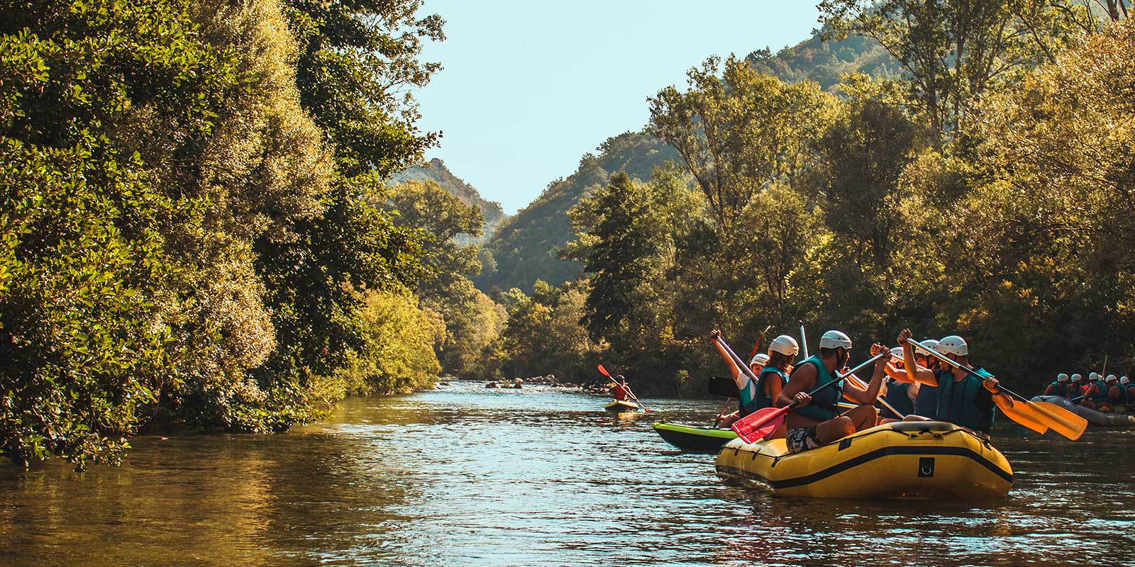Rafting on the Cetina River in Croatia