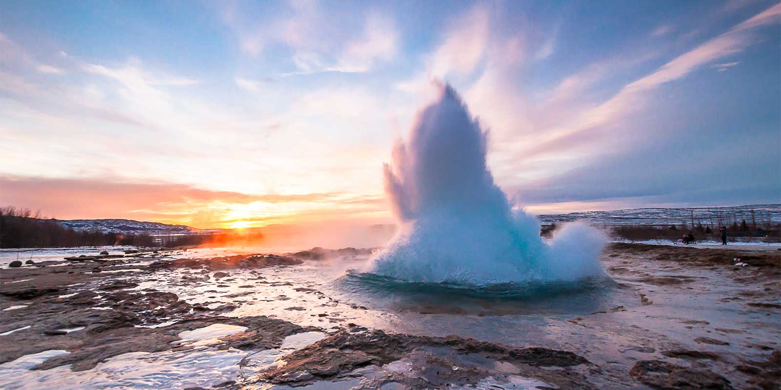 Strokkur geyser in Haukadalur, Iceland
