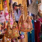Handmade traditional Rajasthani bags in India