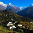 View of Annapurna, Nepal.