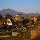 View of Panauti, Nepal.