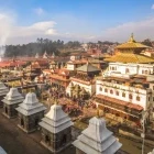View of Pashupatinath Temple, Nepal.