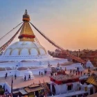 Swayambhunath religious complex in Nepal.