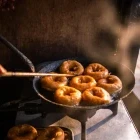 Traditional bread making, Nepal.