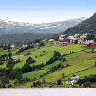 Hafslo Village in Norway.