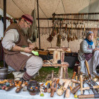 A stall at the Viking village.