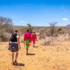 Walking safari in Kenya
