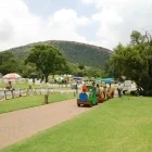The train tour at the Walter Sisulu Botanical Garden, Johannesburg, South Africa