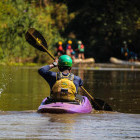 Kayaking in Kenya.