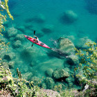 Canoeing in Lake Malawi