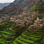 Berber village in the Atlas Mountains, Morocco