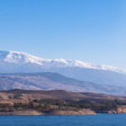 Lake Lala Takerkouste in the Atlas Mountains, Morocco