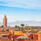 Marrakesh and Old Medina in Morocco