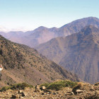 View of Atlas Mountains in Morocco