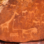 Rock engravings in Twyfelfontein, Namibia