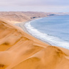 Desert and coast at Namib-Naukluft National Park in Namibia