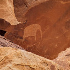 Rock engraving in Twyfelfontein, Namibia