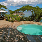Swimming pool at Kaya Mawa Lodge in Malawi.