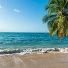 Boy on Punta Uva Beach, Costa Rica's Caribbean Coast
