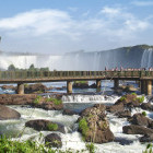 Iguazu Falls and walkway, Argentina