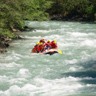 Group rafting in Costa Rica