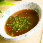 Miso soup in Japan.