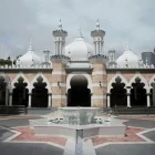 Jamek Mosque in Kuala Lumpur, Malaysia.