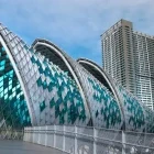 Saloma Bridge in Kuala Lumpur, Malaysia.