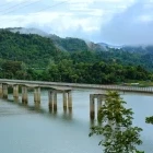 Bridge over Temenggor Lake, Malaysia.