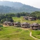 Royal Belum indigenous settlement in Malaysia.