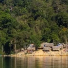 Royal Belum indigenous settlement in Malaysia.