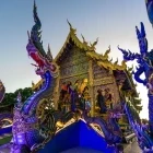 Blue temple at Chiang Rai, Thailand