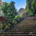 Steps to Mua Cave Mountain in Ninh Binh, Vietnam