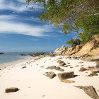 Beach in Kota Kinabalu, Borneo