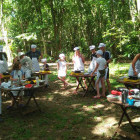 Cookery lesson in Kinabatangan, Borneo