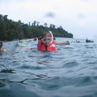 Snorkelling in Borneo