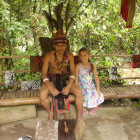 Young girl with Bornean tribe