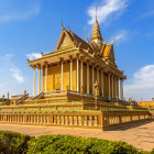 Buddhist monastery in Oudong, Cambodia