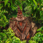 Buddhist temple in Phnom Kulen, Cambodia