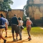 Treasure hunt in Angkor Wat, Siem Reap, Cambodia