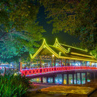 Siem Reap at night in Cambodia