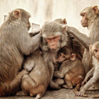 Monkeys in Jaipur, India