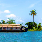 Houseboat on Alleppey Backwaters in Kerala, India