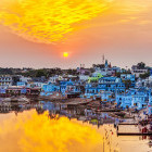 Holy Lake in Pushkar, India