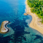 Samur Beach in Bali. 