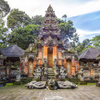 The Sacred Monkey Forest Temple near Ubud in Bali. 
