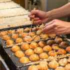 Street food in Osaka, Japan