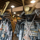 Samurai warrior armour in Japan